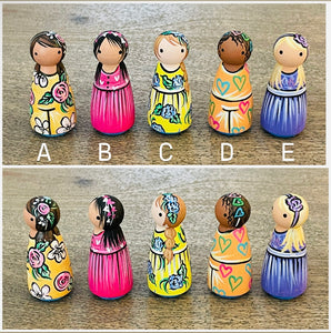 Pastel Peg Doll (Mini)