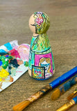 Custom Teacher Peg Doll
