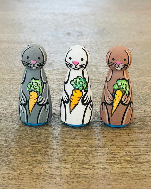 Easter Bunny with Carrot (Large & Mini)