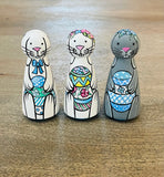 Fancy Easter Egg Bunny (Large)