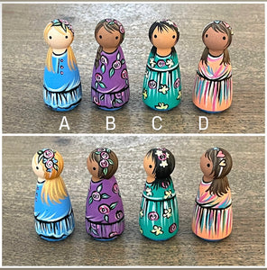 Pastel Peg Doll (Mini)