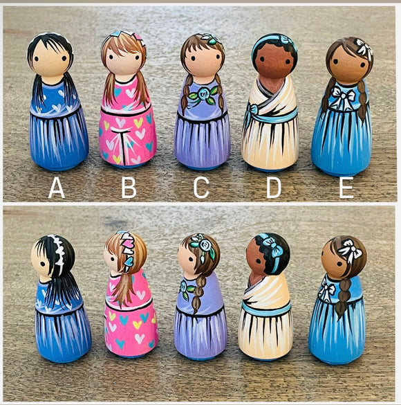 Pastel Peg Doll (Mini)