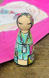 Custom Teacher Peg Doll