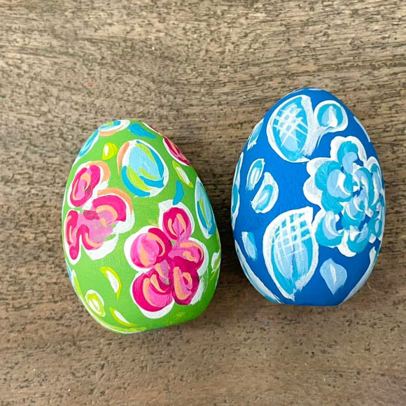 Tropical Floral Easter Egg