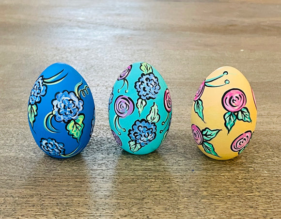 Pastel Floral Easter Egg