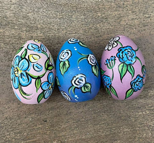Pastel Floral Easter Egg
