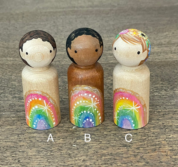 Rainbow Geode Mini Dolls