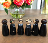 Ruth Bader Ginsburg “RBG” Peg Doll