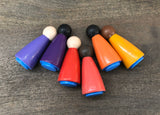 Custom Large Size Peg Doll Set of 6