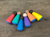 Custom Large Size Peg Doll Set of 6