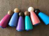 Custom Large Size Peg Doll Set of 6