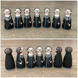 Ruth Bader Ginsburg “RBG” Peg Doll