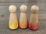 Rainbow Scallop Dolls