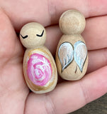 Geode Birthstone Baby Doll